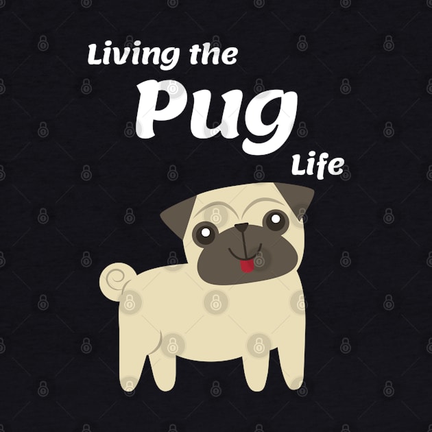 Living the Pug Life by Courtney's Creations